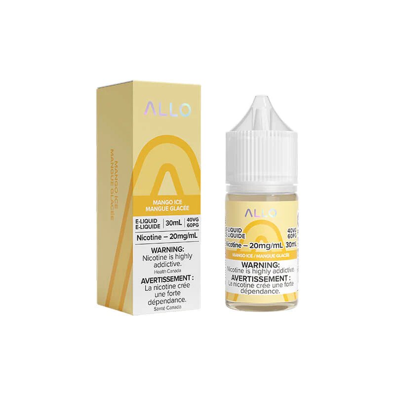 Allo 30ml Salt Nic - Mango Ice 20mg - Vape Crush
