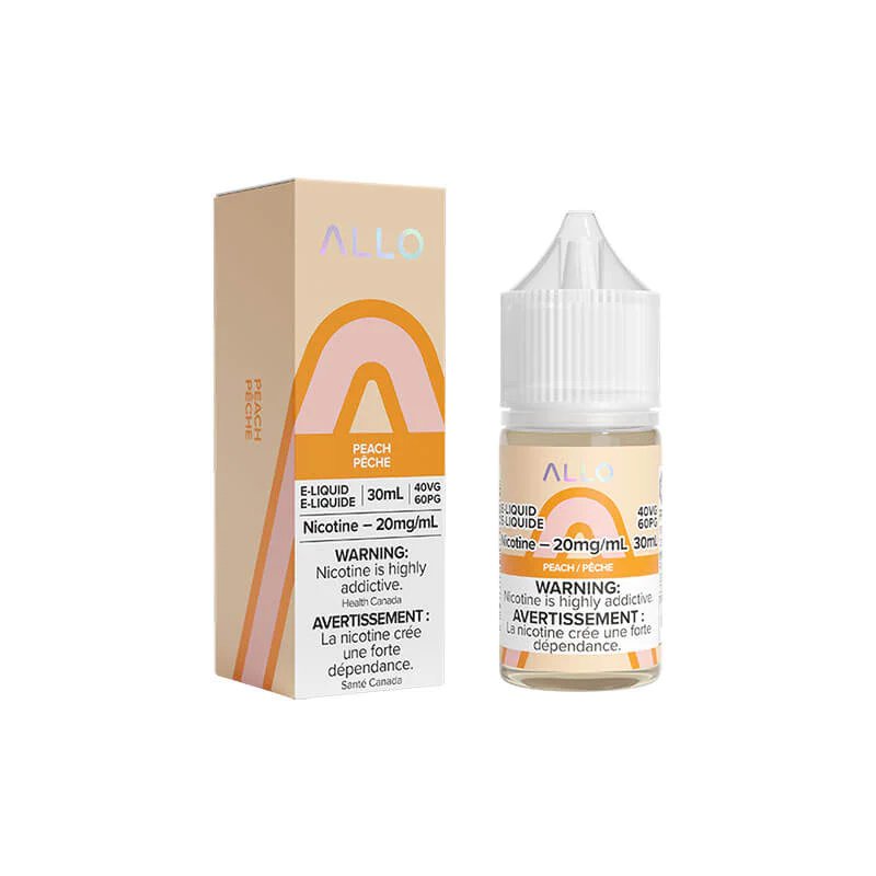 Allo 30ml Salt Nic - Peach 20mg - Vape Crush