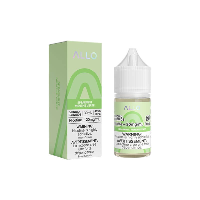 Allo 30ml Salt Nic - Spearmint 20mg - Vape Crush