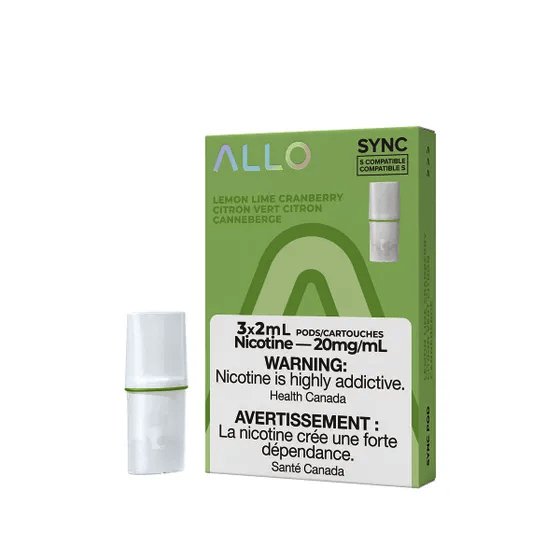 Allo Sync Pods - Lemon Lime Cranberry - Vape Crush