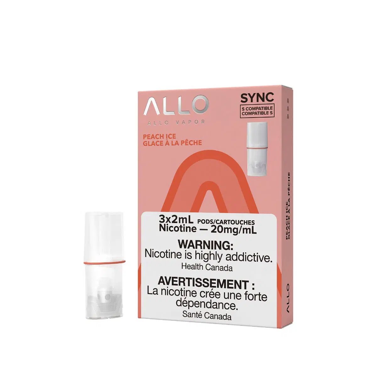 Allo Sync Pods - Peach Ice - Vape Crush