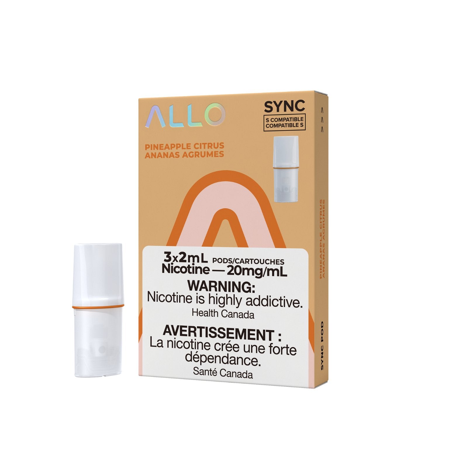 Allo Sync Pods - Pineapple Citrus - Vape Crush