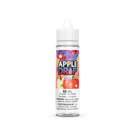 Apple Drop 60ml Freebase - Berries 3mg - Vape Crush