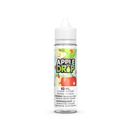 Apple Drop Ice 60ml Freebase - Double Apple 12mg - Vape Crush