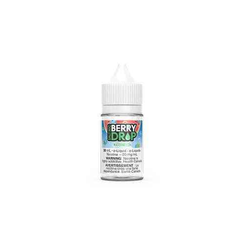 Berry Drop 30ml Salt Nic - Watermelon 20mg Bold 50 - Vape Crush