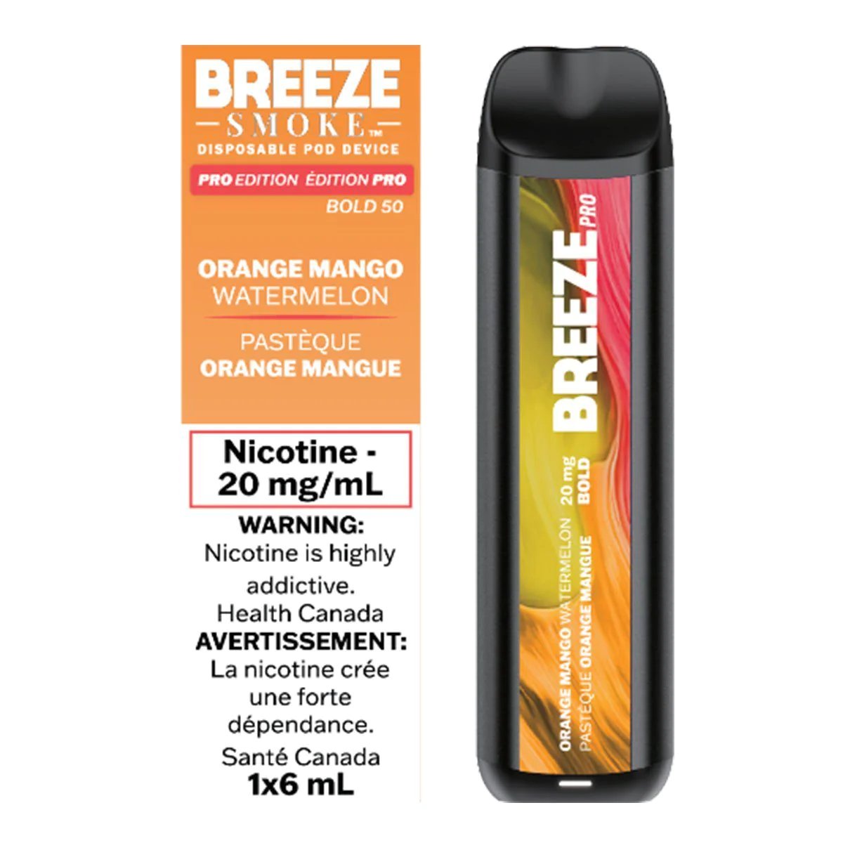 Breeze Pro - Orange Mango Watermelon - Vape Crush