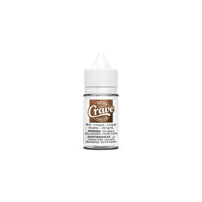 Crave 30ml Salt Nic - Moo Moo 12mg - Vape Crush