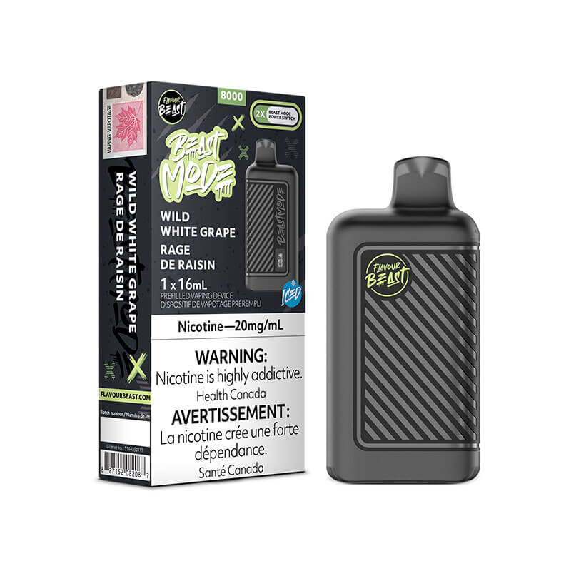 Flavour Beast Mode 8K - Wild White Grape - Vape Crush
