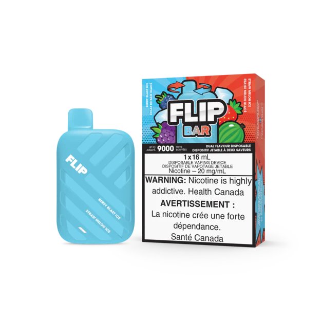 Flip Bar 9000 - Berry Blast Ice & Straw Melon Ice - Vape Crush