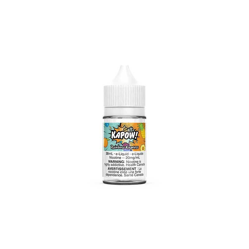 Kapow 30ml Salt Nic - Rainbow Express 20mg - Vape Crush