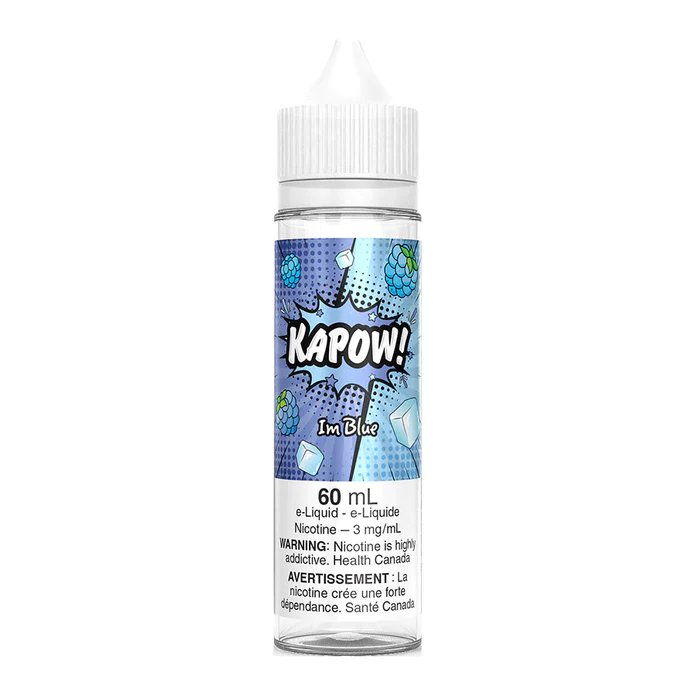Kapow 60ml Freebase - Im Blue 12mg - Vape Crush