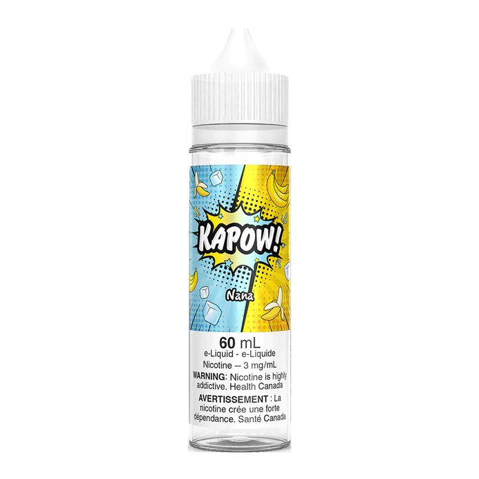 Kapow 60ml Freebase - Nana 12mg - Vape Crush