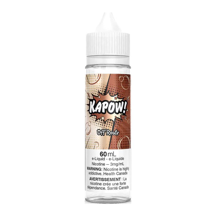 Kapow 60ml Freebase - Off Route 12mg - Vape Crush
