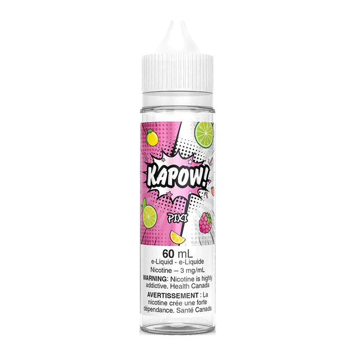 Kapow 60ml Freebase - Pixi 0mg - Vape Crush