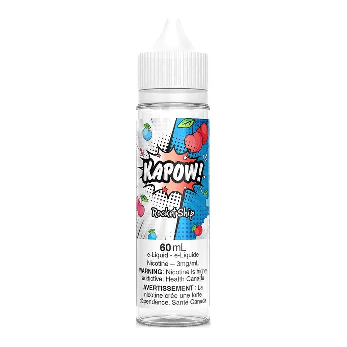 Kapow 60ml Freebase - Rocket Ship 6mg - Vape Crush