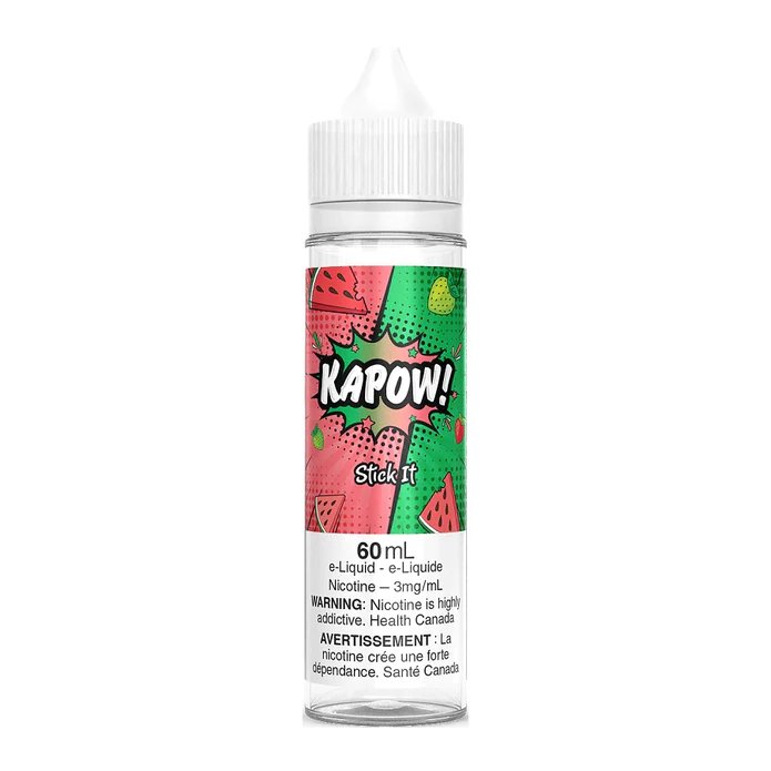 Kapow 60ml Freebase - Stick It 6mg - Vape Crush