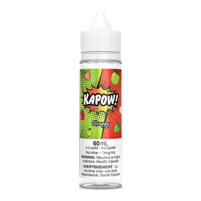 Kapow 60ml Freebase - Strappy 12mg - Vape Crush