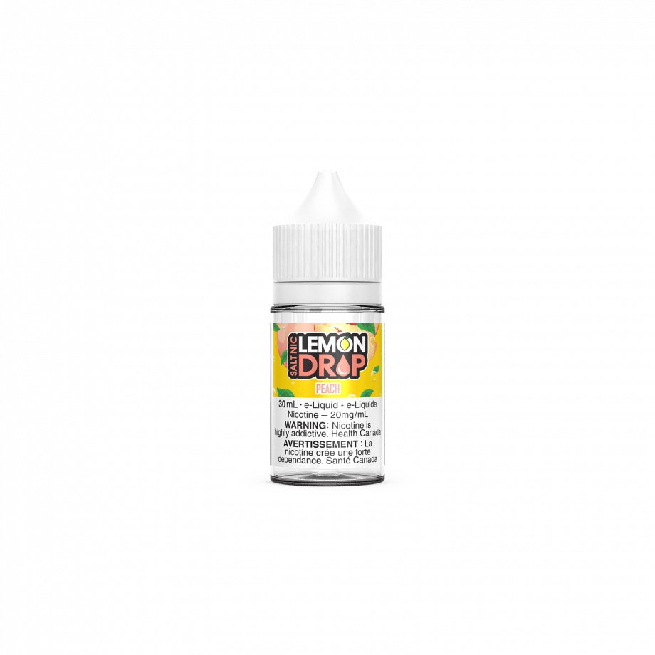 Lemon Drop 30ml Salt Nic - Peach 20mg - Vape Crush