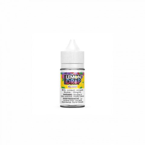 Lemon Drop 30ml Salt Nic - Wild Berry 20mg Bold 50 - Vape Crush