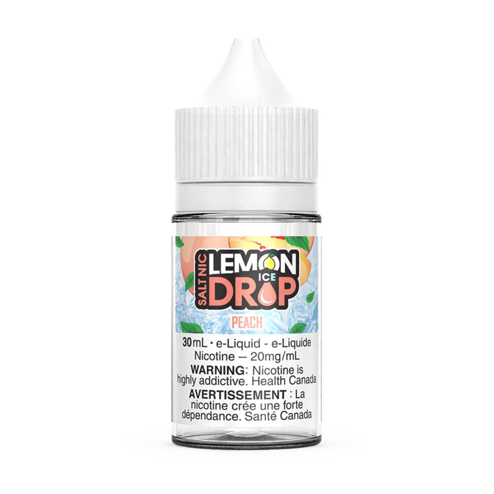 Lemon Drop Ice 30ml Salt Nic - Peach 20mg Bold 50 - Vape Crush