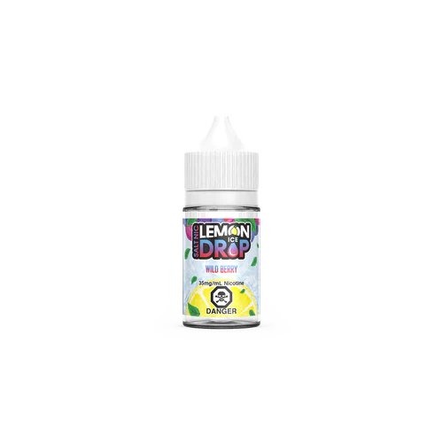 Lemon Drop Ice 30ml Salt Nic - Wild Berry 20mg - Vape Crush