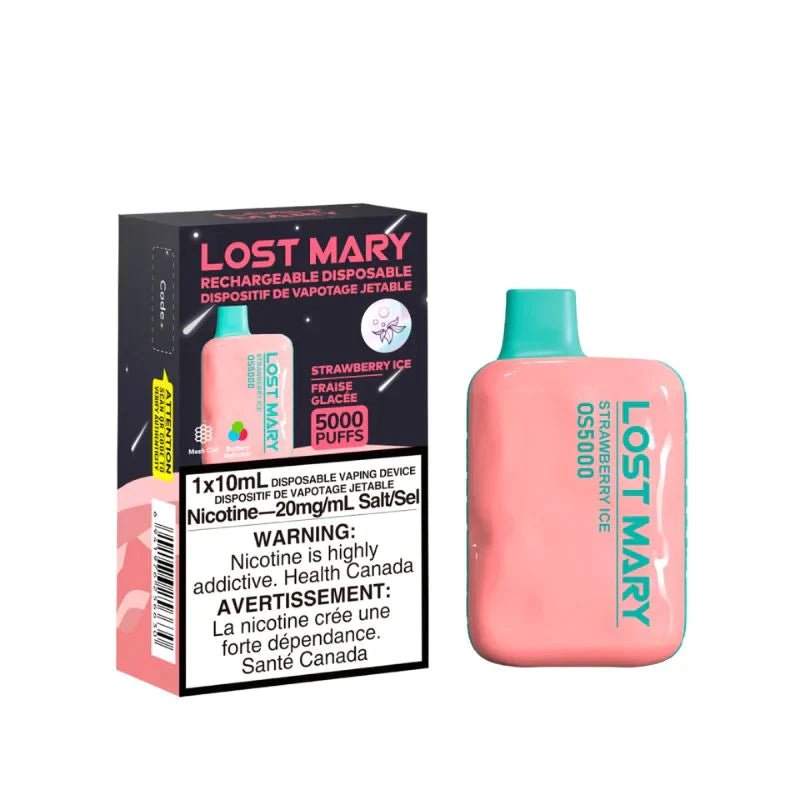 Lost Mary 5K - Strawberry Ice - Vape Crush
