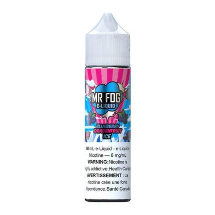 Mr. Fog 60ml Freebase - Blueberry Dragonfruit Ice 12mg - Vape Crush