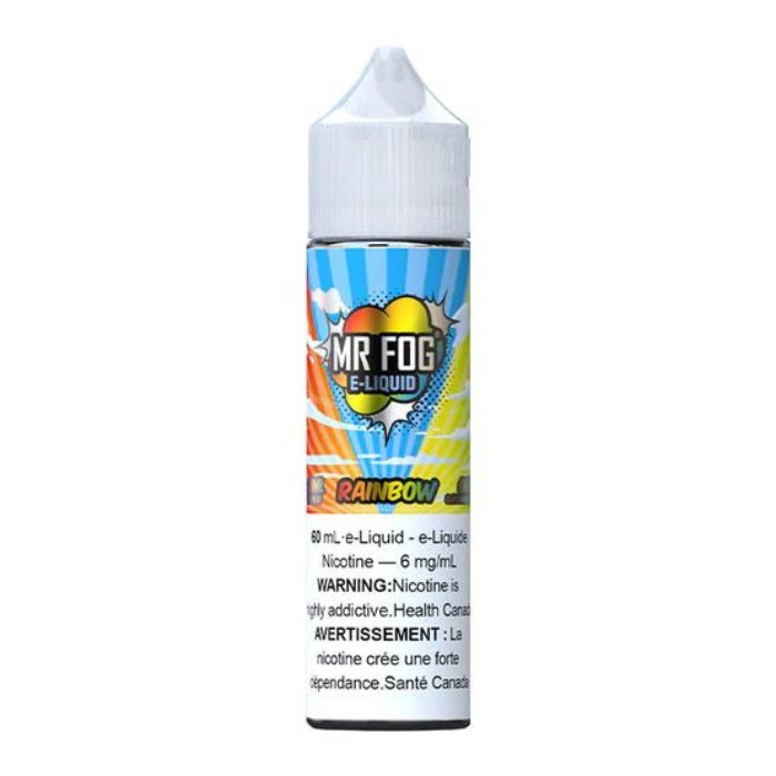 Mr. Fog 60ml Freebase - Rainbow 12mg - Vape Crush