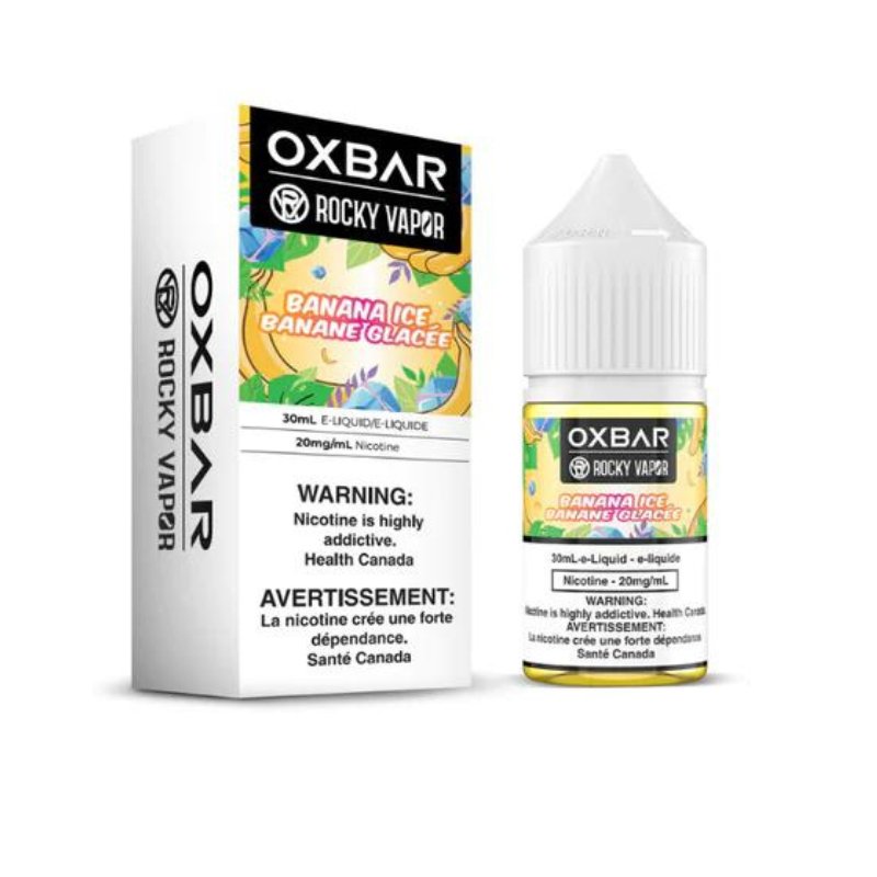 Oxbar 30ml Salt Nic - Banana Ice 20mg - Vape Crush