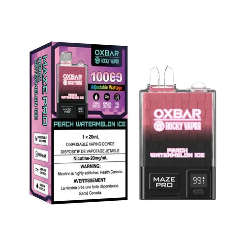 Oxbar Maze Pro 10000 - Peach Watermelon Ice - Vape Crush
