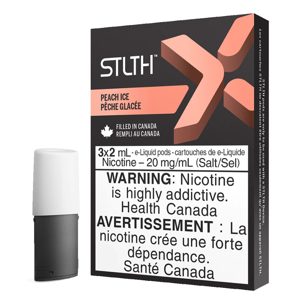 Peach Ice - STLTH X Pods Excise 20mg Bold 50 - Vape Crush