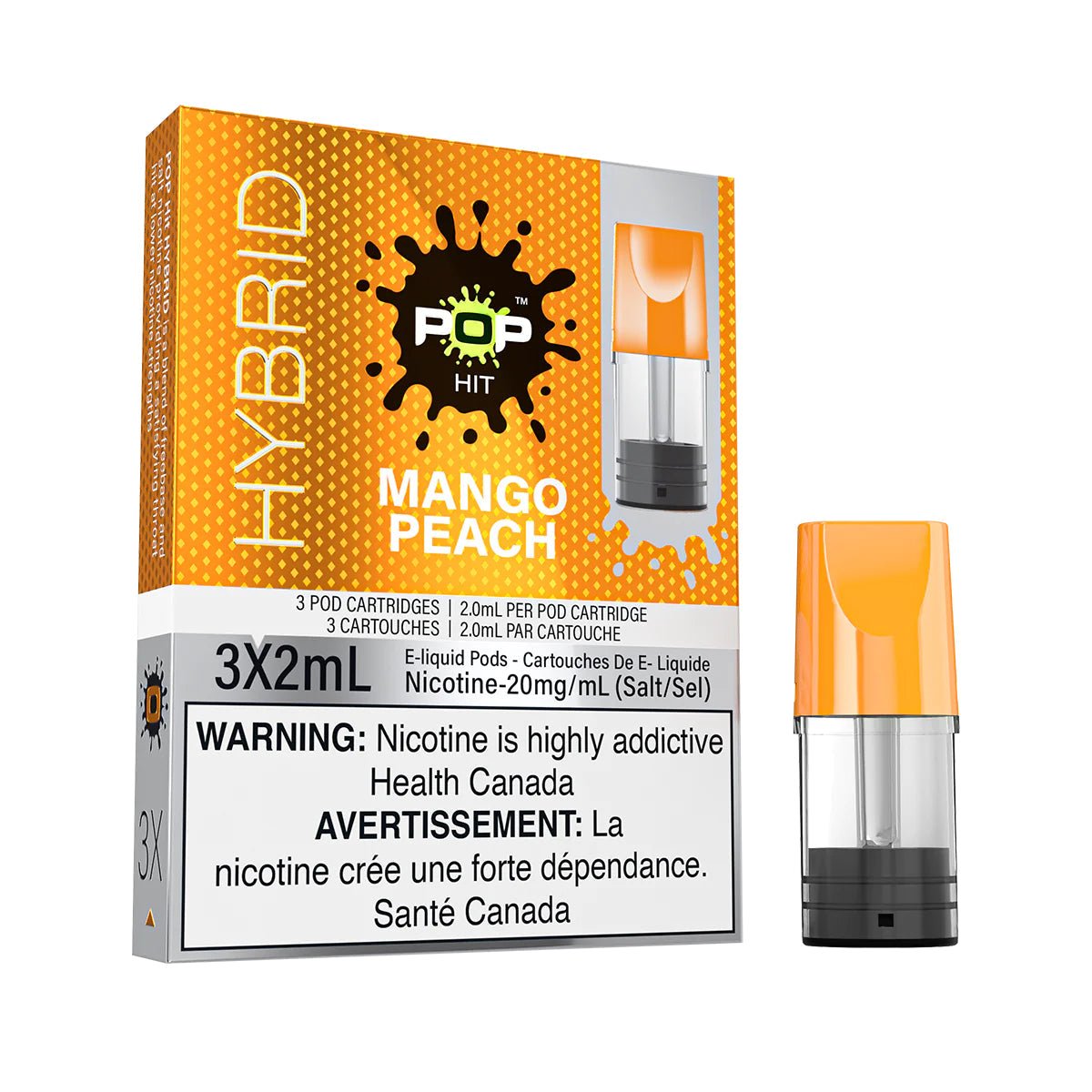 Pop Hybrid Pods - Mango Peach - Vape Crush
