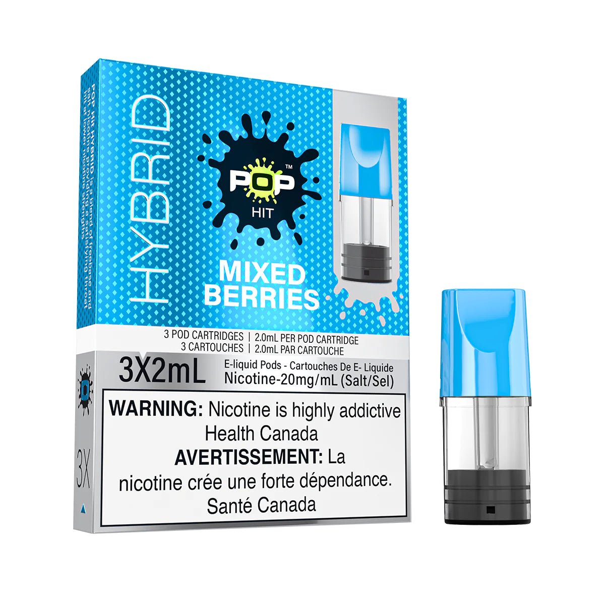 Pop Hybrid Pods - Mixed Berries - Vape Crush