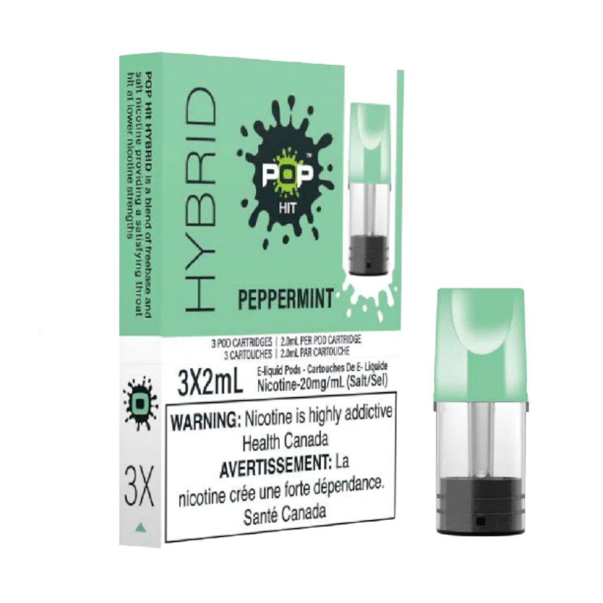 Pop Hybrid Pods - Peppermint - Vape Crush
