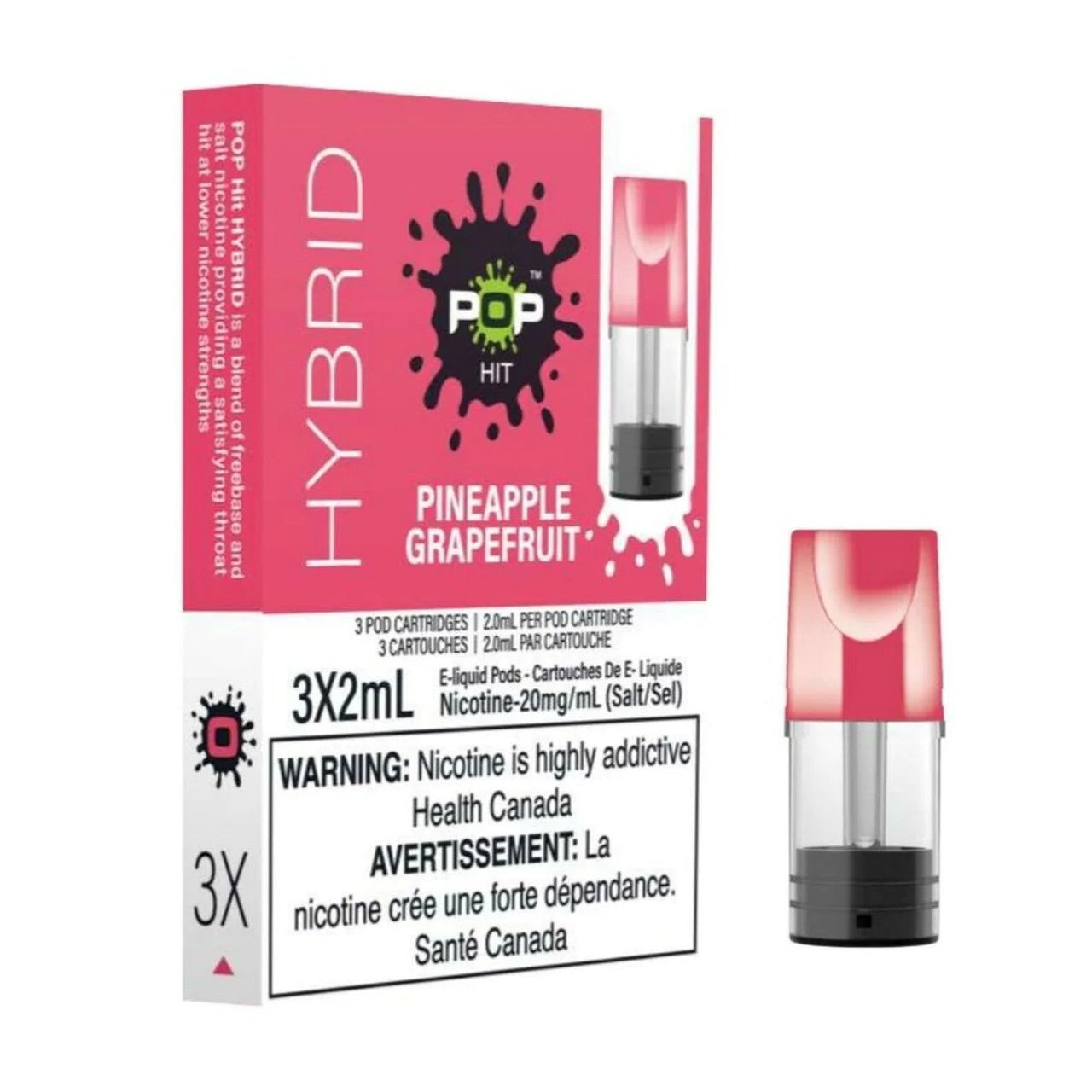 Pop Hybrid Pods - Pineapple Grapefruit - Vape Crush