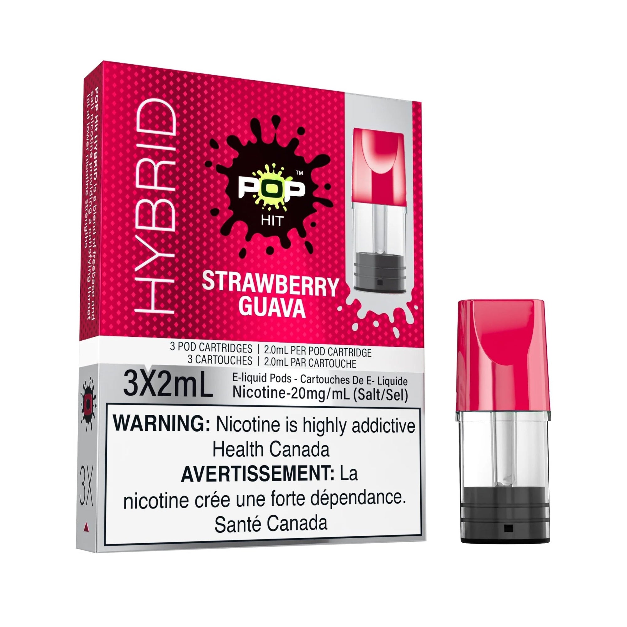 Pop Hybrid Pods - Strawberry Guava - Vape Crush