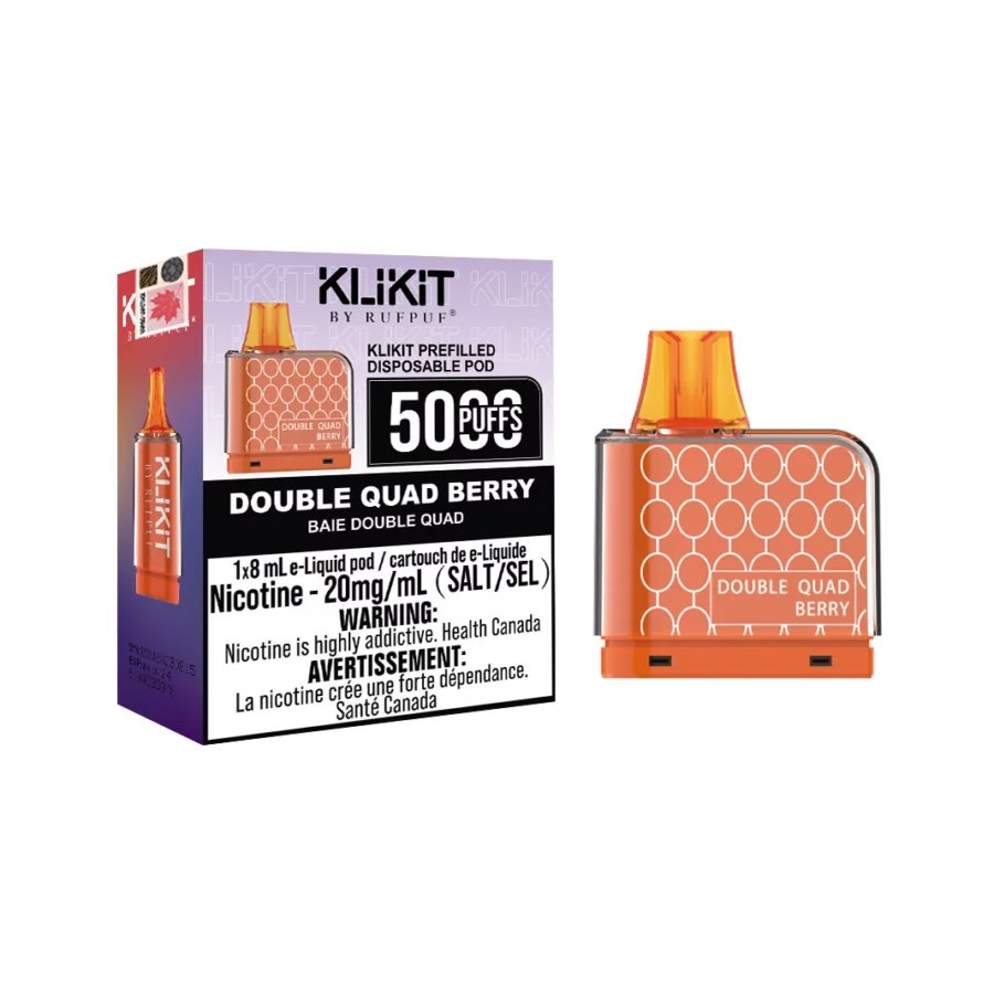 Rufpuf Klikit 5000 Pods - Double Quad Berry - Vape Crush