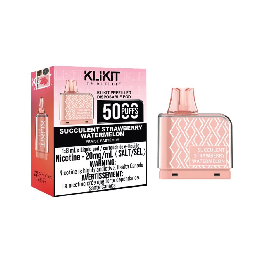 Rufpuf Klikit 5000 Pods - Succulent Strawberry Watermelon - Vape Crush