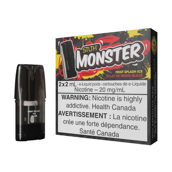 STLTH Monster Pods - Fruit Splash Ice 20mg - Vape Crush