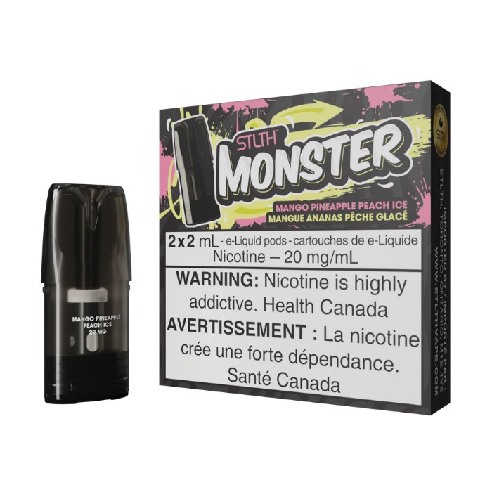 STLTH Monster Pods - Mango Pineapple Peach Ice 20mg - Vape Crush