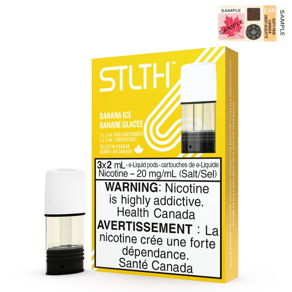STLTH Pods - Banana Ice 20mg Bold 50 - Vape Crush