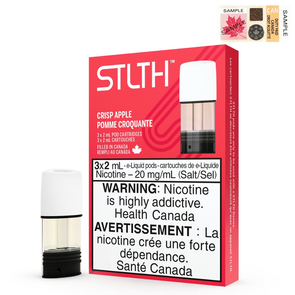 STLTH Pods - Crisp Apple 20mg Bold 50 - Vape Crush