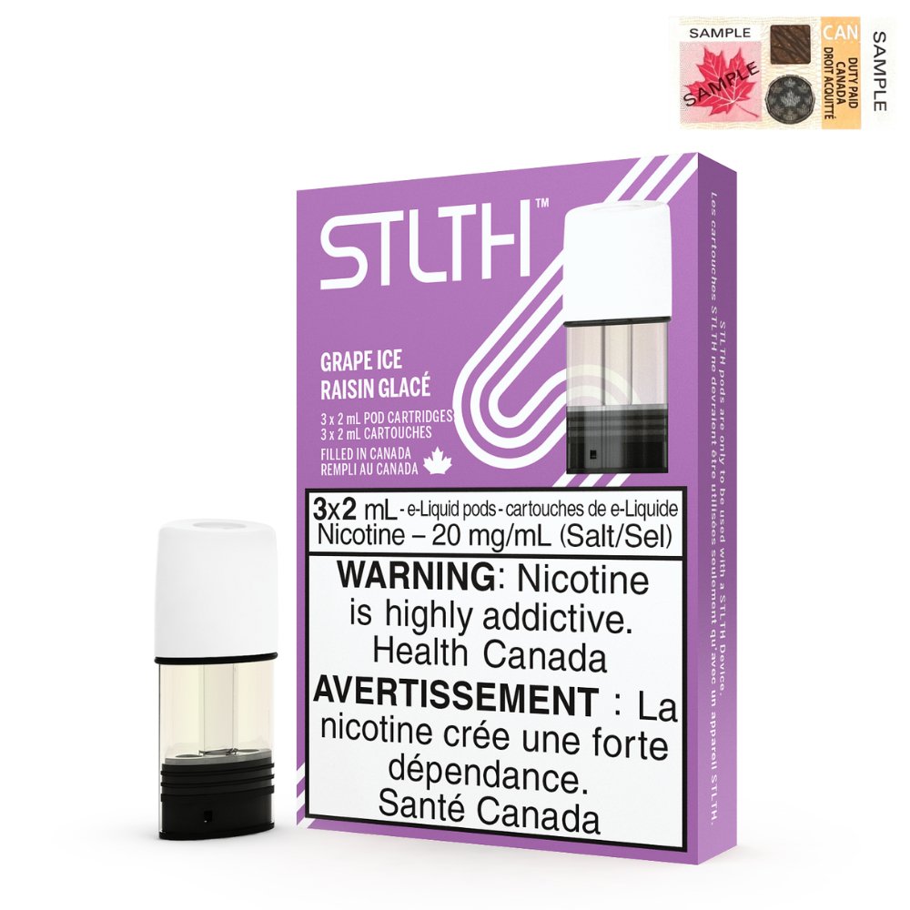 STLTH Pods - Grape Ice 20mg - Vape Crush