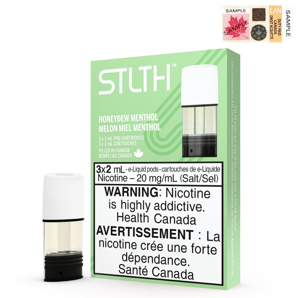 STLTH Pods - Honeydew Menthol 0mg - Vape Crush