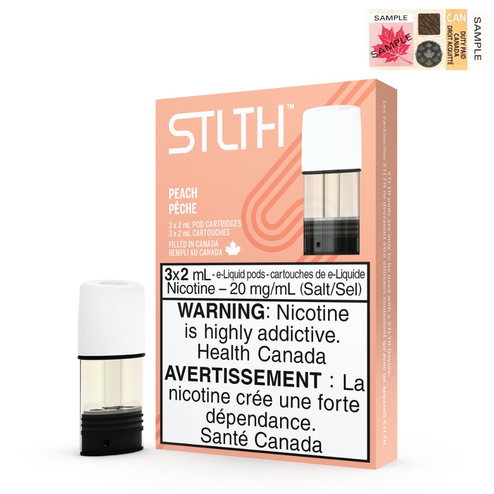 STLTH Pods - Peach 20mg - Vape Crush