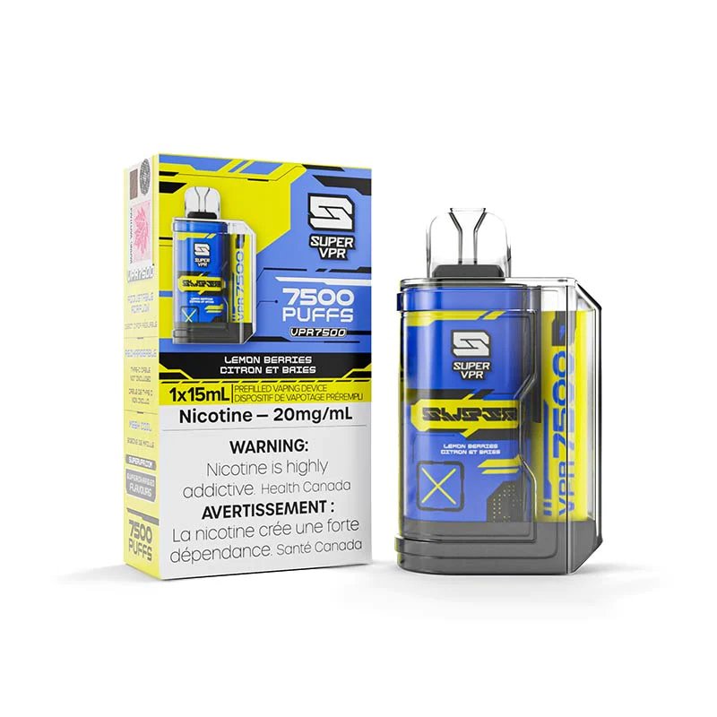 Super VPR 7500 - Lemon Berries - Vape Crush