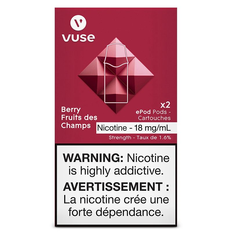 Vuse Pods - Berry 12mg - Vape Crush