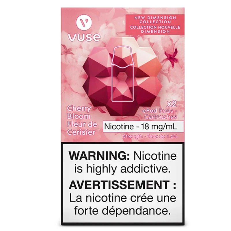 Vuse Pods - Cherry Bloom 18mg - Vape Crush