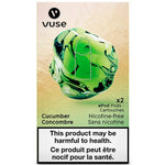 Vuse Pods - Cucumber 0mg - Vape Crush