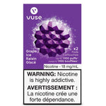 Vuse Pods - Grape Ice 0mg - Vape Crush